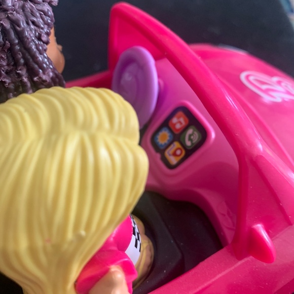 Barbie little people Pink Toy Car with Figures - Picture 9 of 9